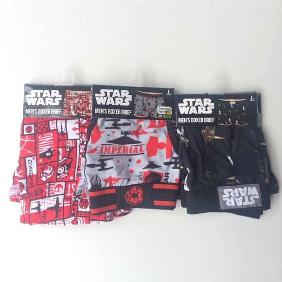 Star Wars Mens Boxer Brief Large or X-Large 3 Set - Picture 5 of 6